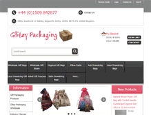 Tablet Screenshot of glitzy-packaging.co.uk